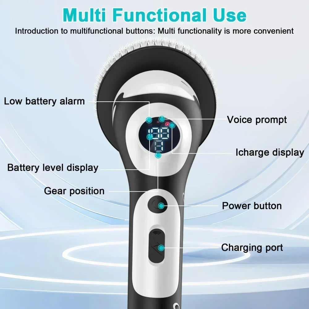 Multifunctional Electric Cleaning Brush