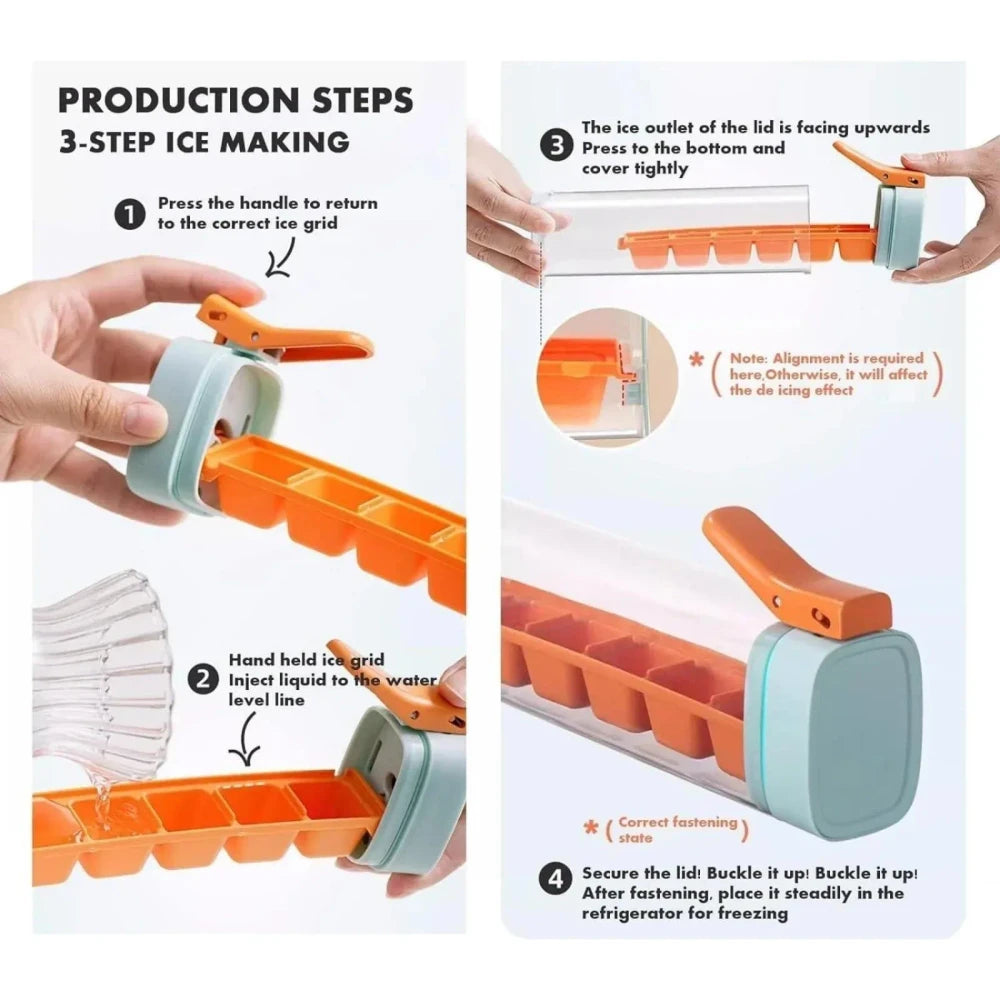 Flexible Silicone Ice Cube Press