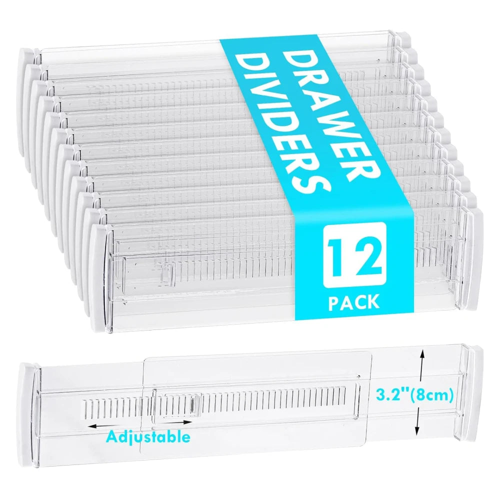 Flex expandable drawer organizers