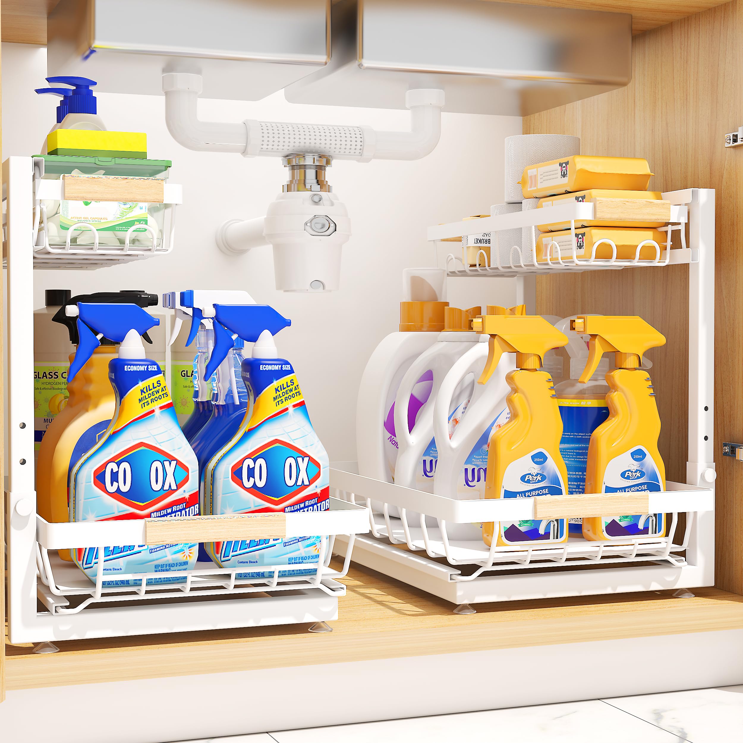 2-Tier Under Sink Organizer Set