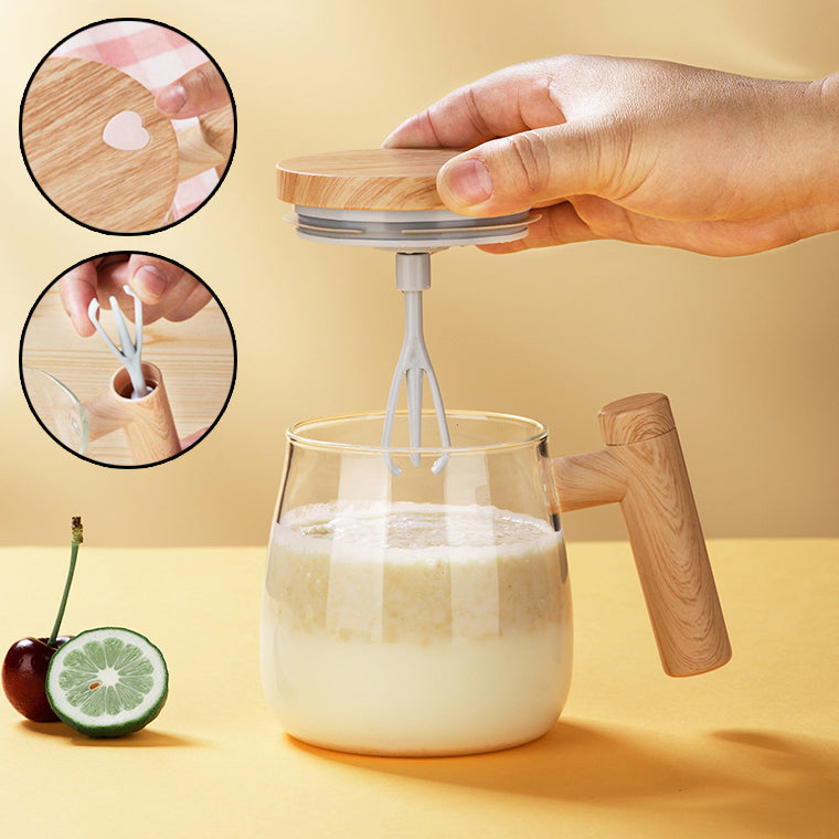 self stirring coffee mug with innovative design for effortless mixing of various beverages.