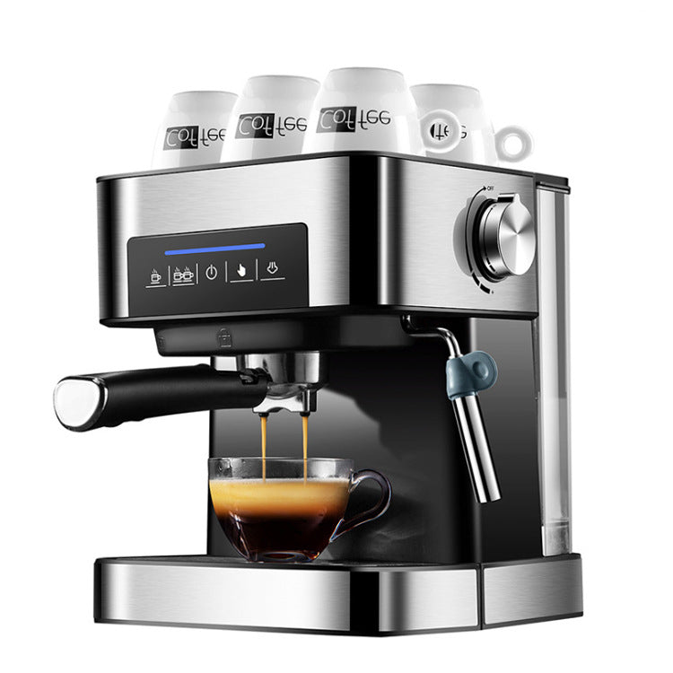 All-in-one Espresso Machine with steam milk frother wand