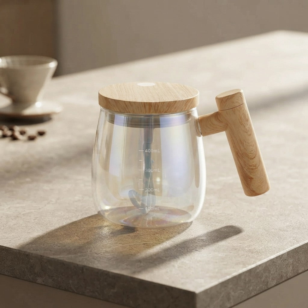 Coffee routine Self Stirring Mixing Mug