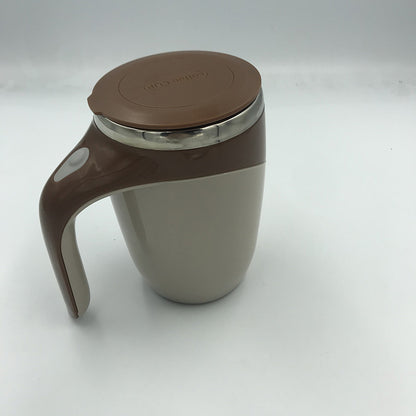 electric coffee cooler stirrer to cool doewn in silver white and brown color, 380ml capacity, designed for quick cooling.