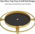 Modern Metal Jewelry Stand with Storage Tray