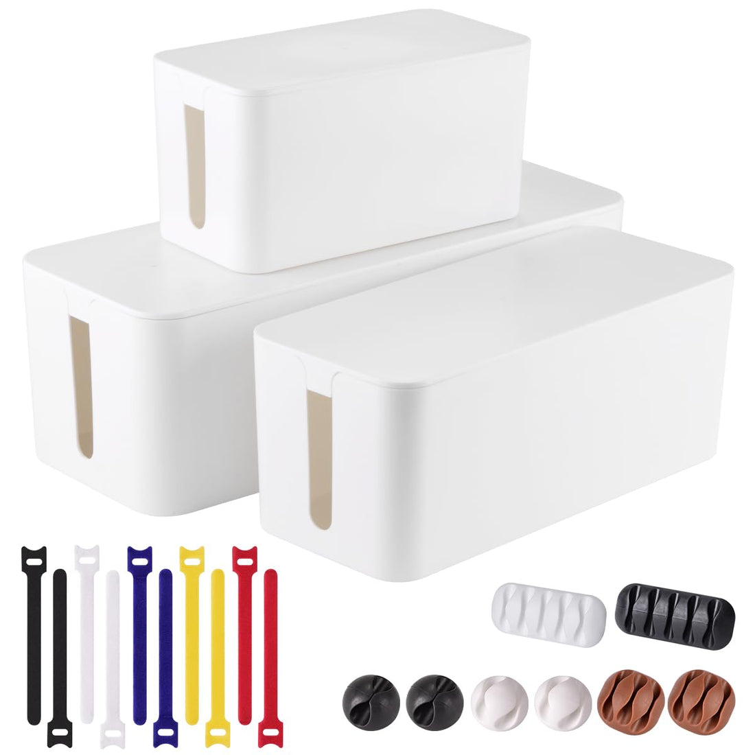 Cable Management Box Set 18-Piece