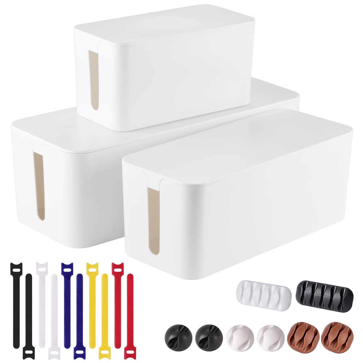 Cable Management Box Set 18-Piece