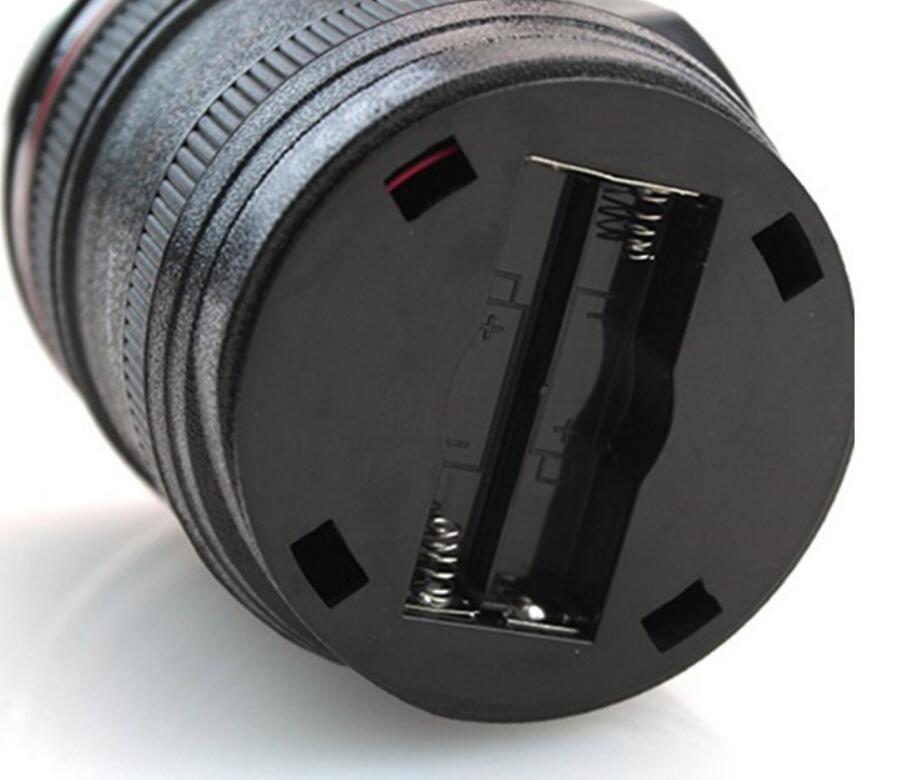 Camera lens self stirring mug base showing self-stirring mechanism for an innovative drinking experience.