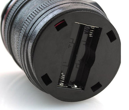 Camera lens self stirring mug base showing self-stirring mechanism for an innovative drinking experience.