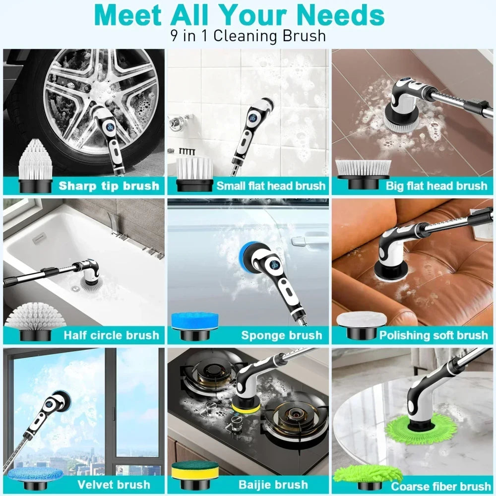 Multifunctional Electric Cleaning Brush