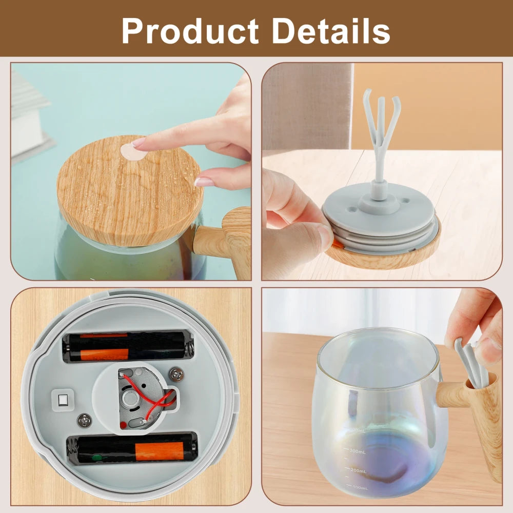 Coffee routine Self Stirring Mixing Mug