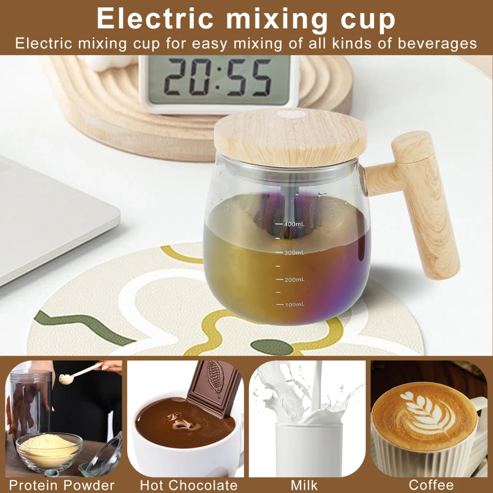 Coffee routine Self Stirring Mixing Mug