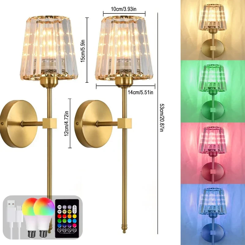Nordic Crystal Rechargeable Wall