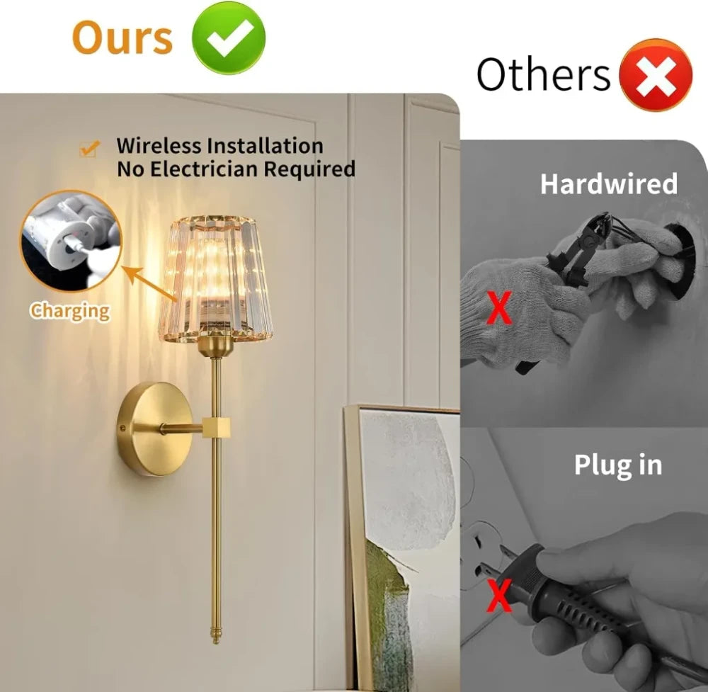 Nordic Crystal Rechargeable Wall