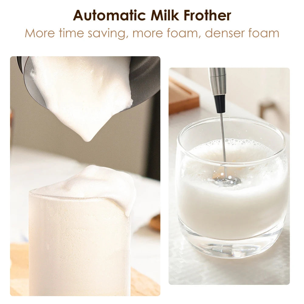 5-in-1 milk frother for lattes