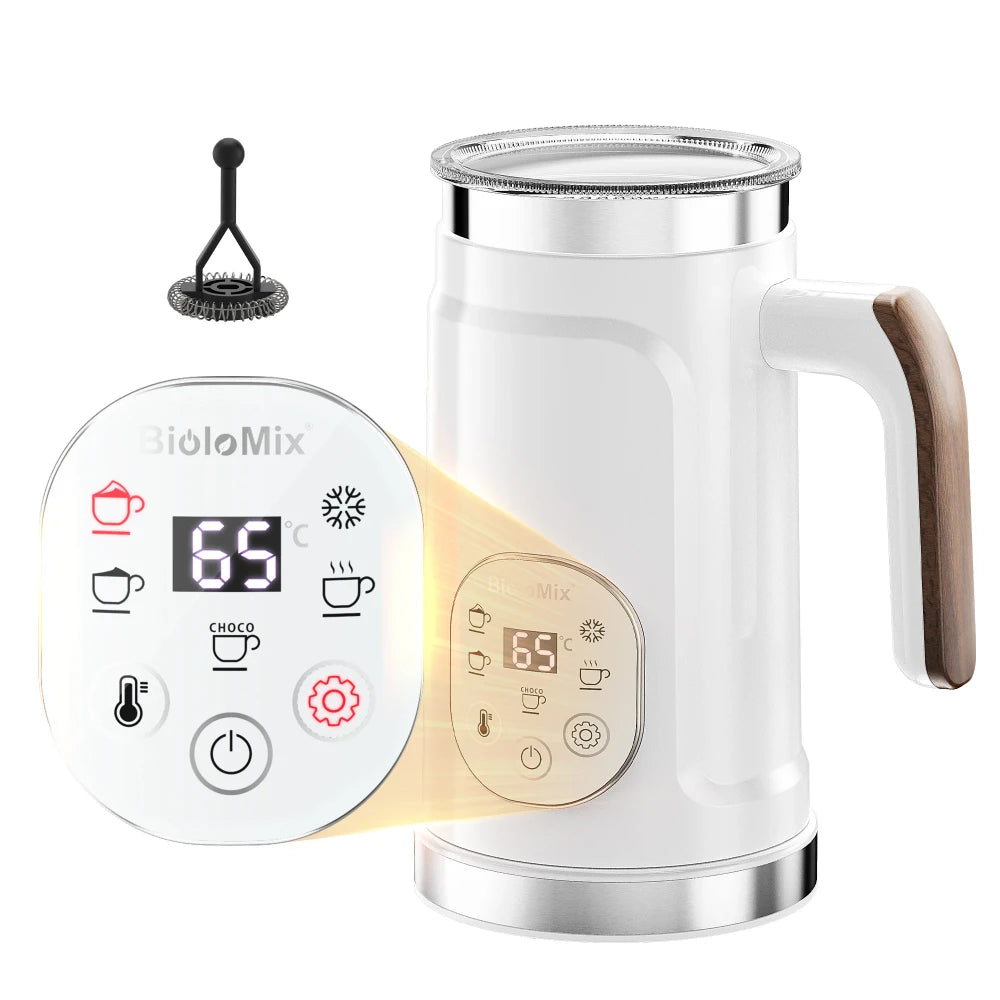 5-in-1 milk frother for lattes