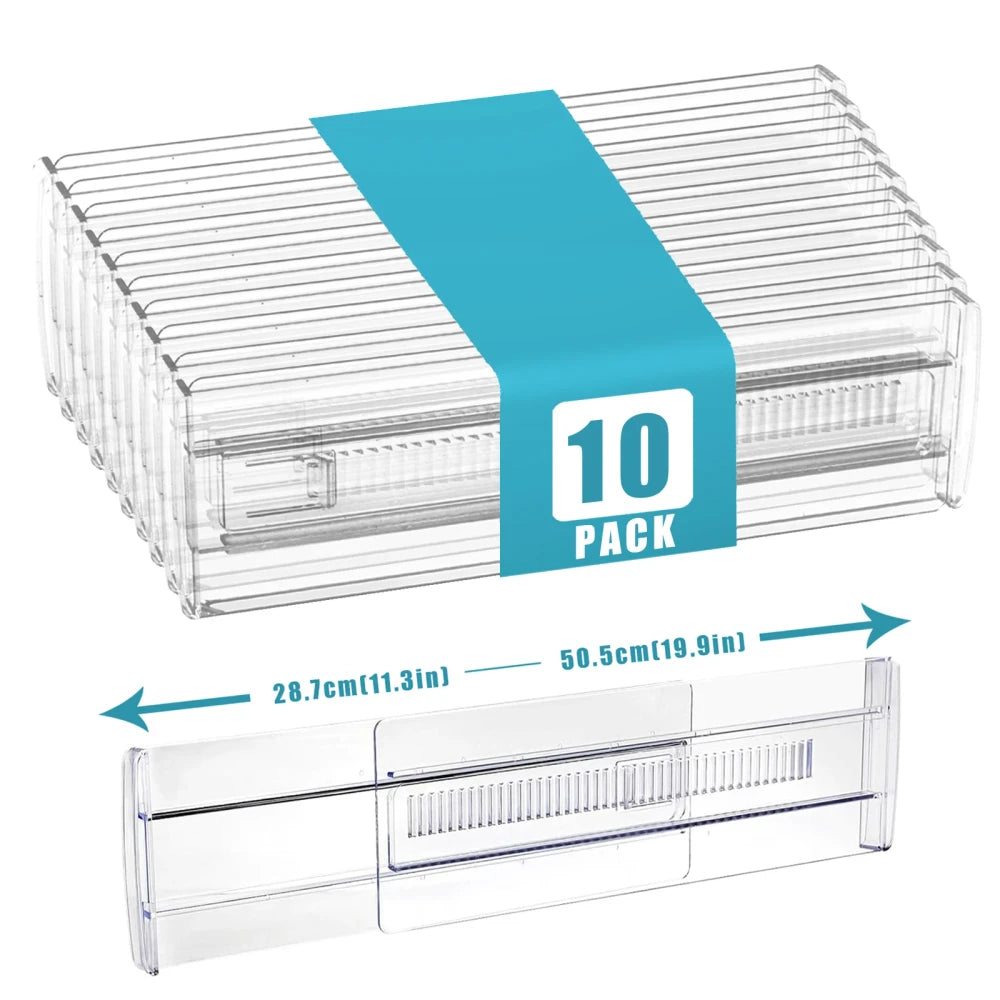 Flex expandable drawer organizers