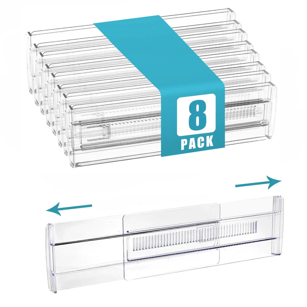 Flex expandable drawer organizers