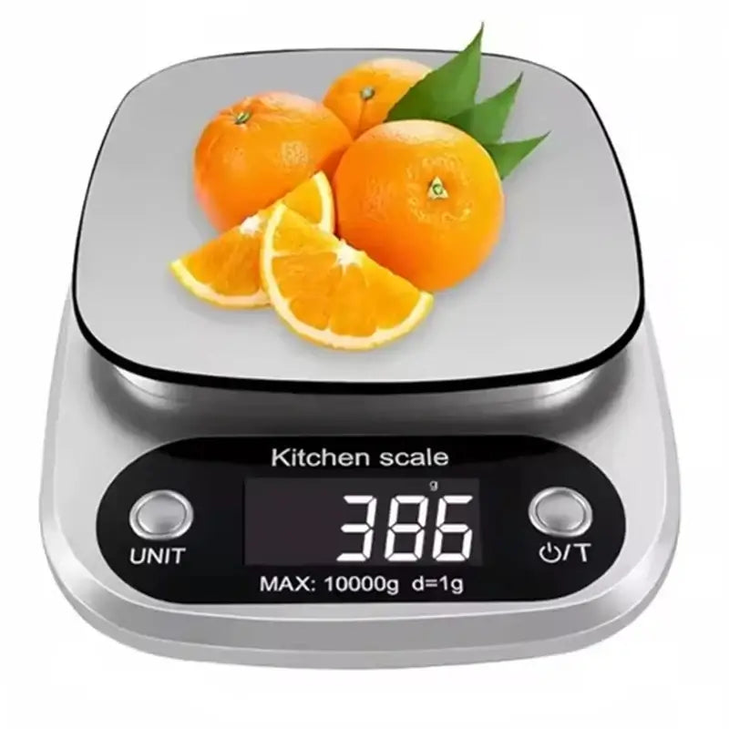 digital kitchen baking with scale