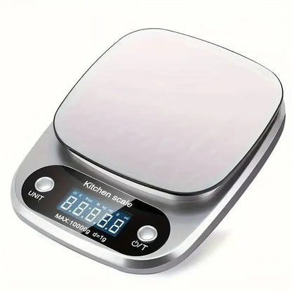 digital kitchen baking with scale