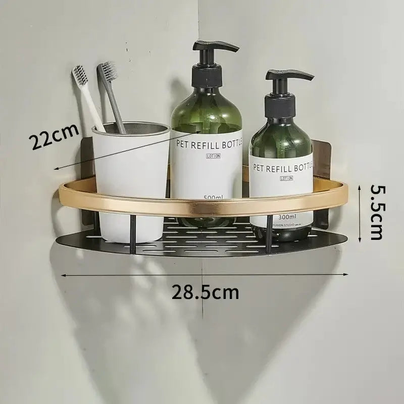 wall mounted shower shelf and cornermax