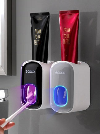 Wall-Mounted Toothpaste Dispenser Set