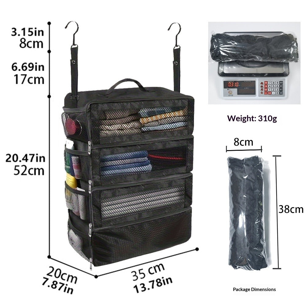 large capacity travel organizer box