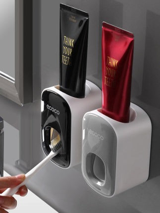 Wall-Mounted Toothpaste Dispenser Set