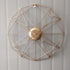 Modern Geometric Metal Wall Clock