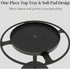 Modern Metal Jewelry Stand with Storage Tray