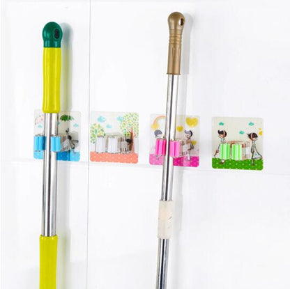Mop Holder Bathroom Storage Rack