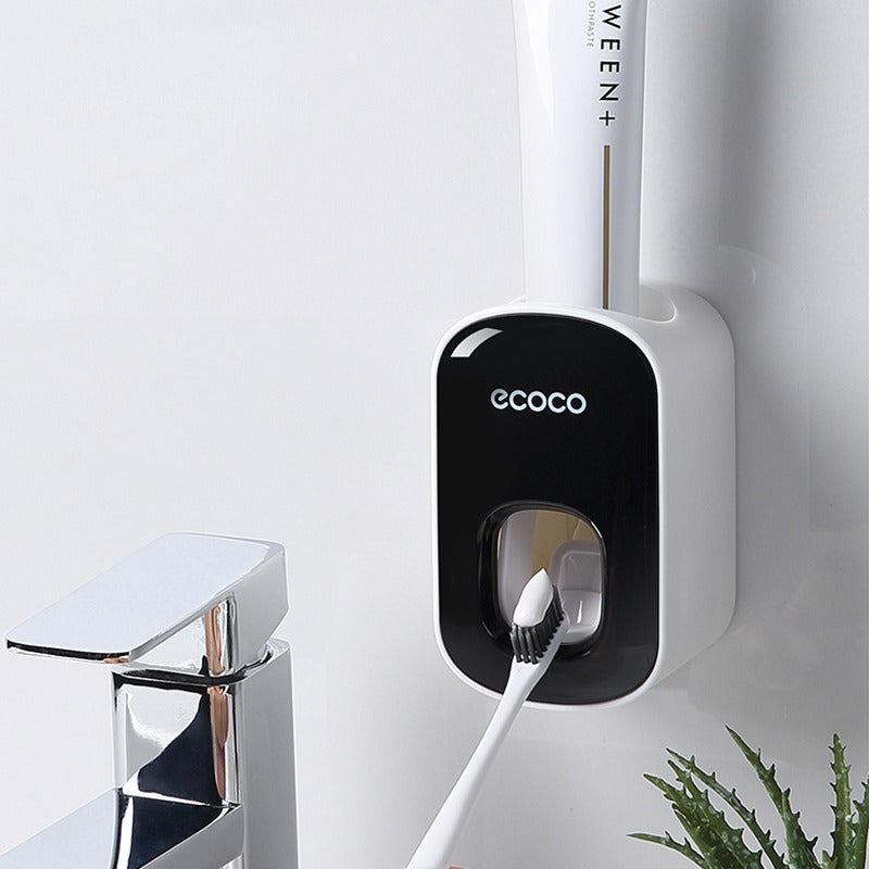 Wall-Mounted Toothpaste Dispenser Set