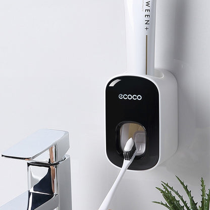 Wall-Mounted Toothpaste Dispenser Set