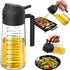 2-in-1 Glass Olive Oil Sprayer & Dispenser