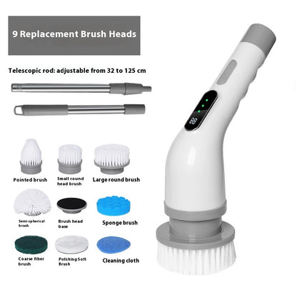 Multifunctional Electric Cleaning Brush with 9 interchangeable brush heads