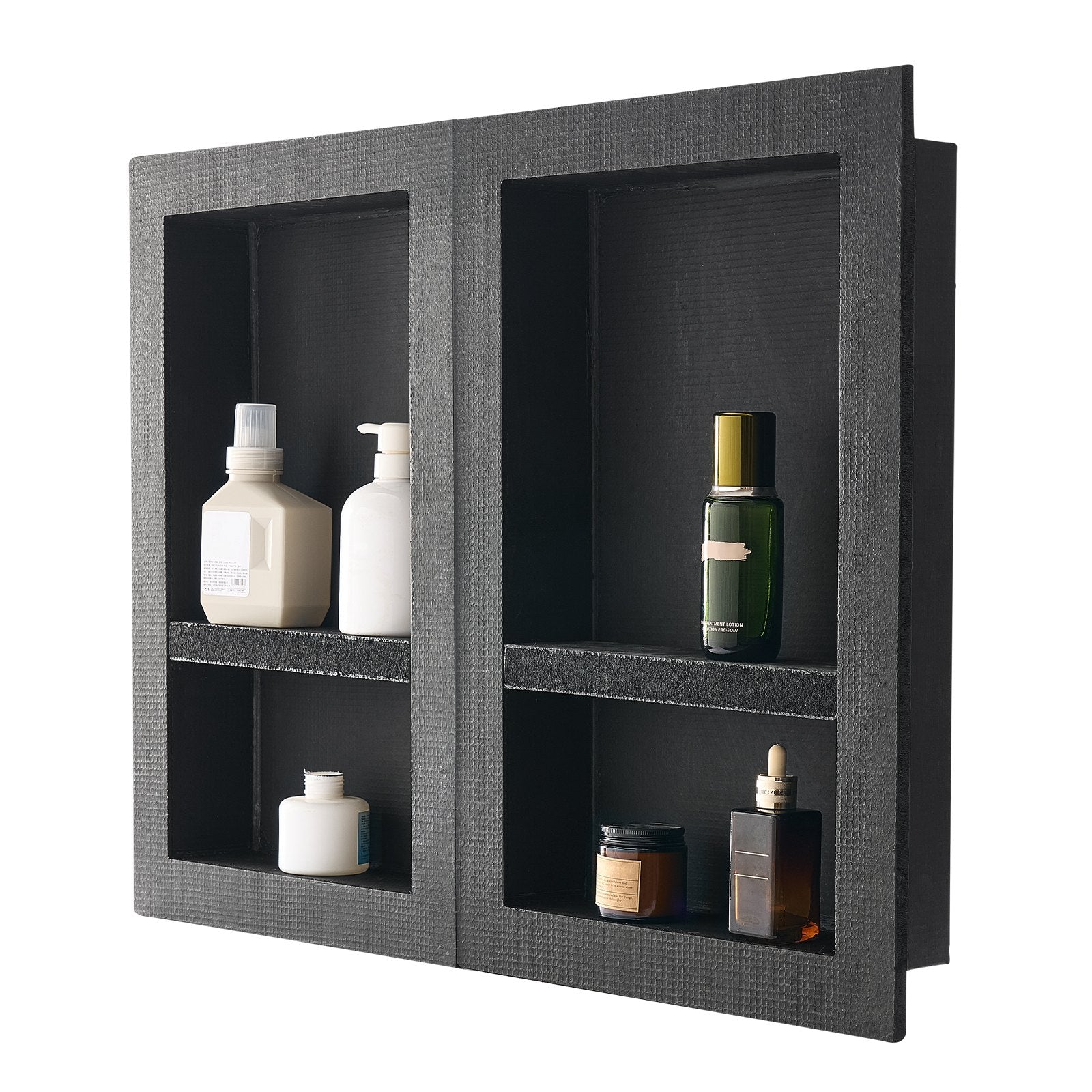 waterproof shower niche with shelf
