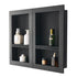 waterproof shower niche with shelf