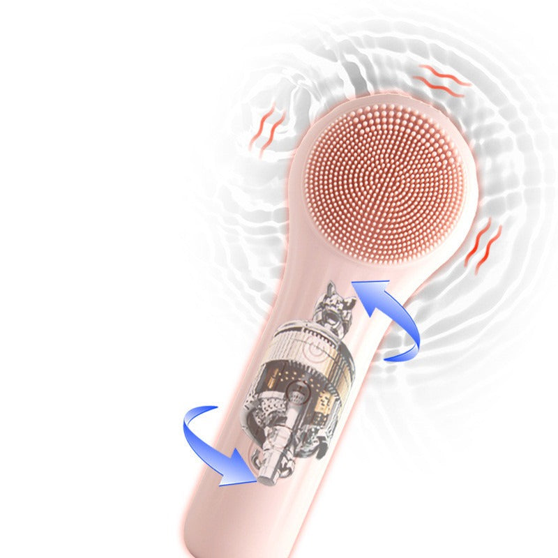 electric silicone face cleansing brush