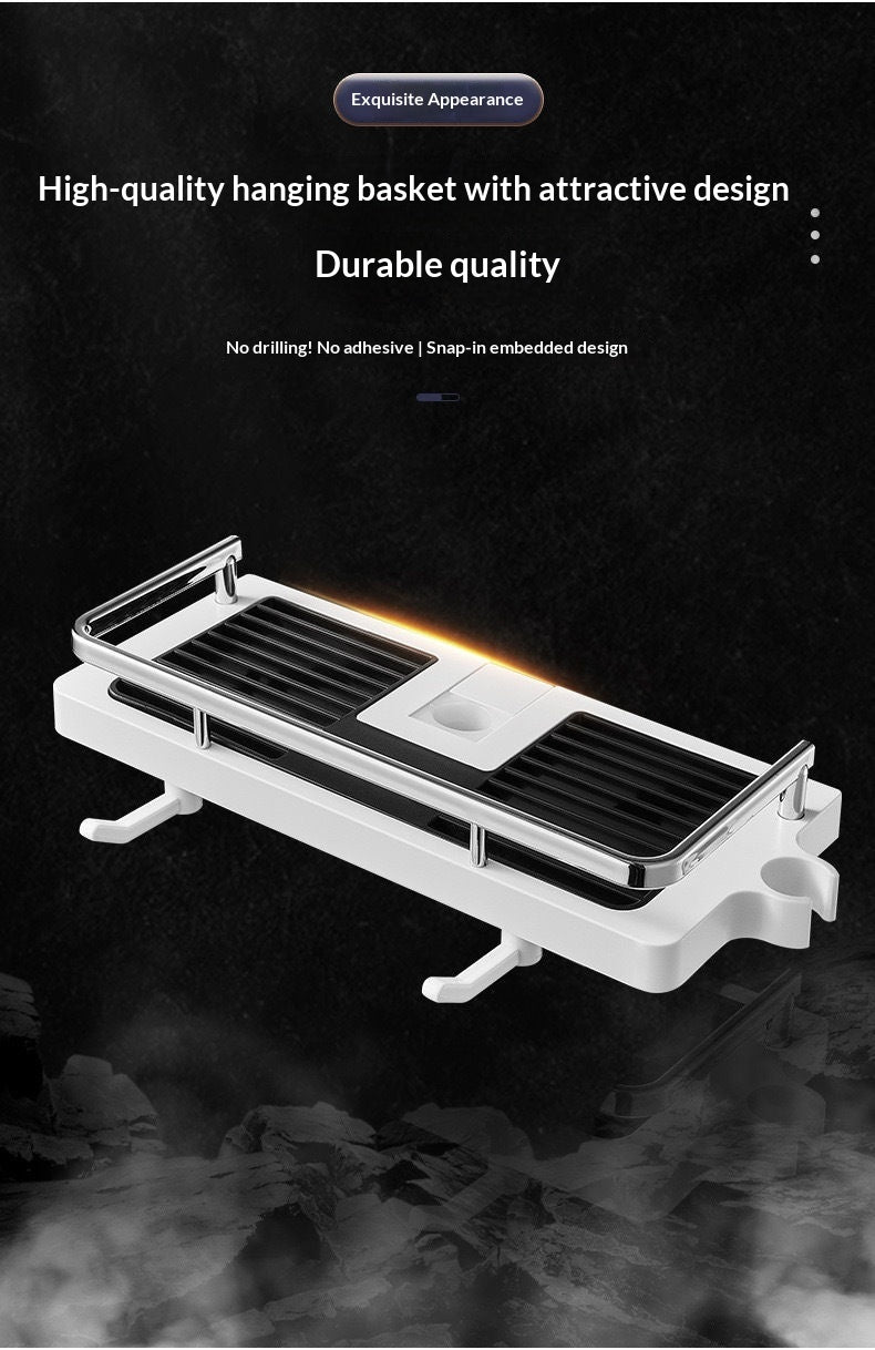 Wall Mounted Aluminum Storage Organizer