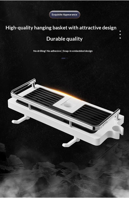 Wall Mounted Aluminum Storage Organizer