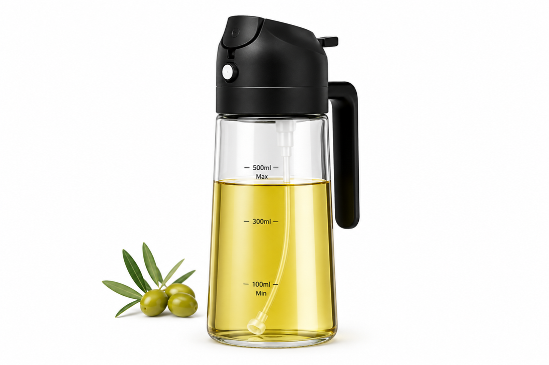 2-in-1 Oil Sprayer &amp; Dispenser 2-in-1 Oil Sprayer &amp; Dispenser
