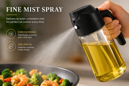 2-in-1 Oil Sprayer &amp; Dispenser