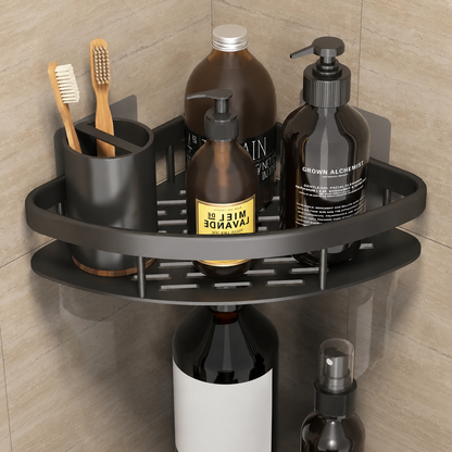 wall mounted shower shelf and cornermax
