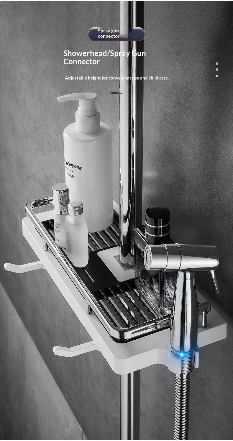 Wall Mounted Aluminum Storage Organizer
