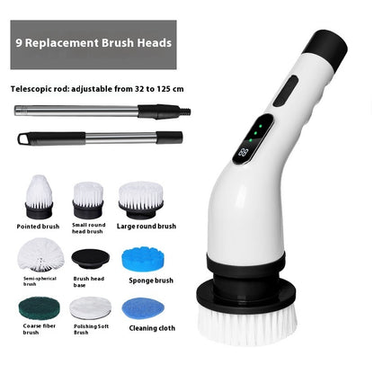 Multifunctional Electric Cleaning Brush with 9 interchangeable brush heads