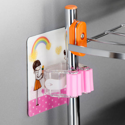 Mop Holder Bathroom Storage Rack