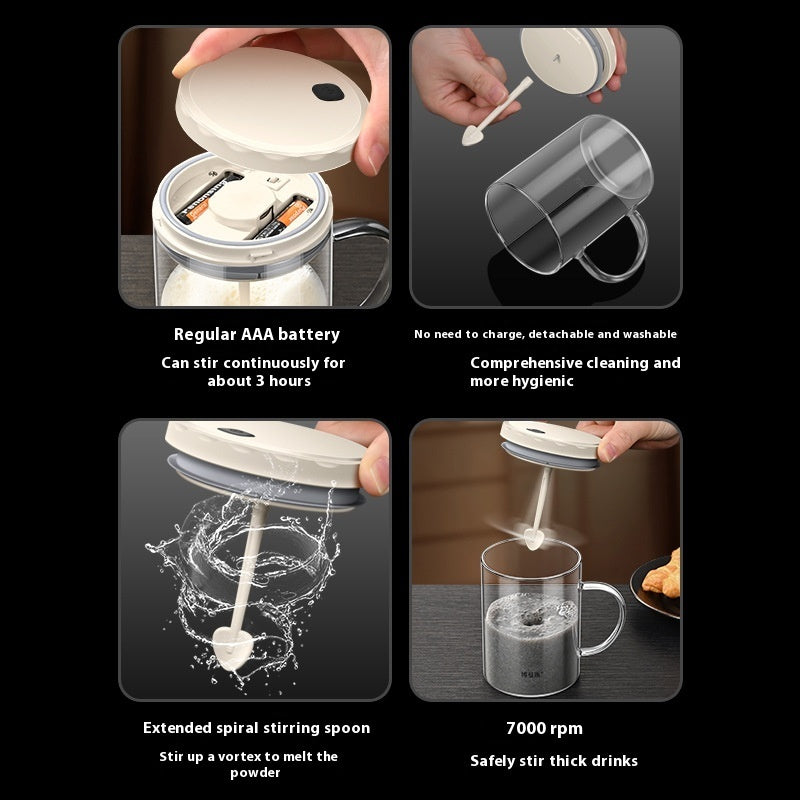 Automatic Self-Stirring Coffee Mug