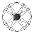 Modern Geometric Metal Wall Clock