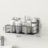 No-Drill Wall-Mounted Bathroom Shelf Organizer