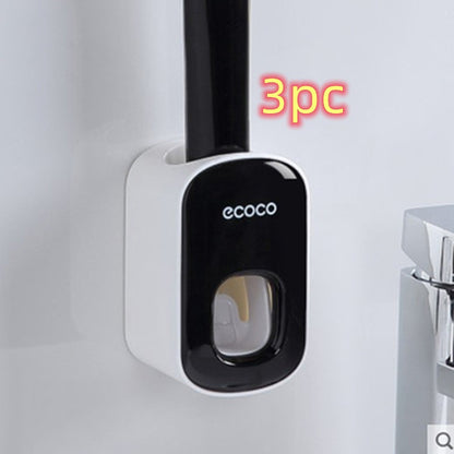 Wall-Mounted Toothpaste Dispenser Set